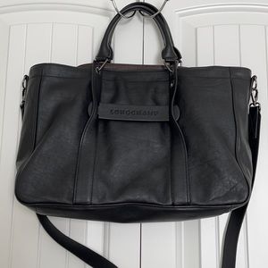 Longchamp 3D top handle M black
